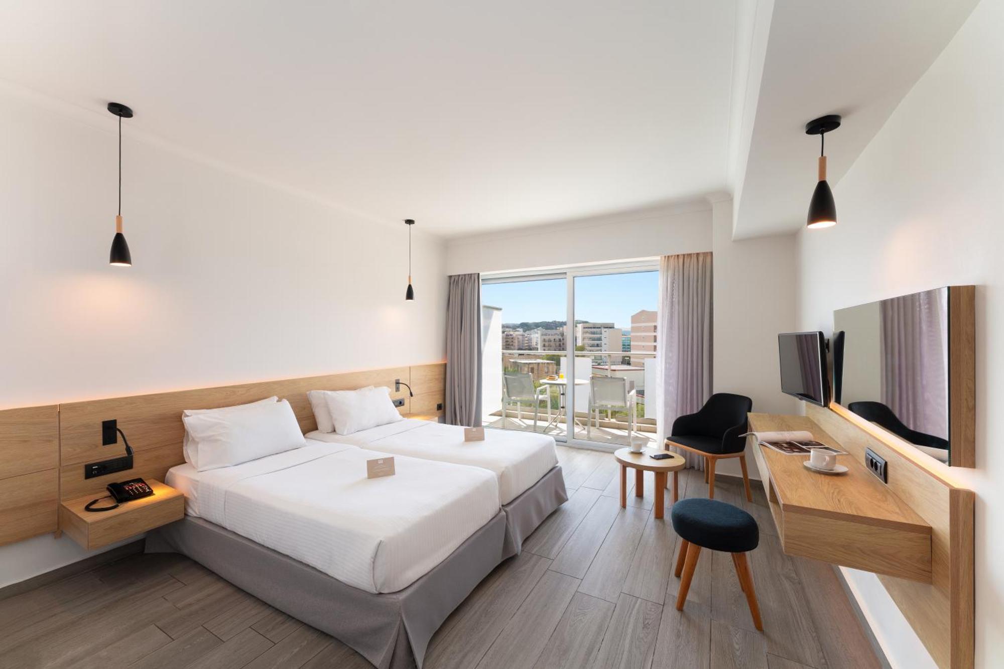 Aquarium View Hotel Rhodes City Ngoại thất bức ảnh